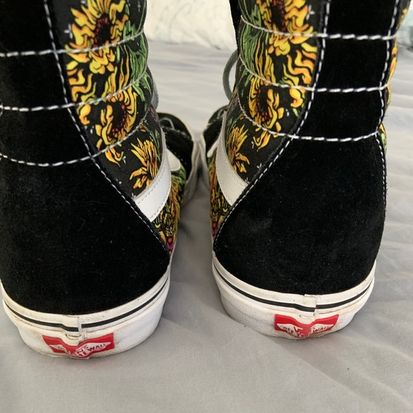 Mens Vans Sk8-Hi Beauty Skull Sneaker sz 11 - Picture 4 of 8